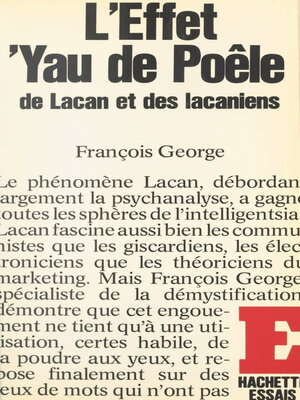 cover image of L'effet 'Yau de poêle de Lacan et des Lacaniens